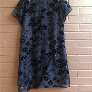 Magnificent dark blue dress